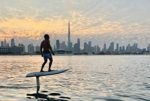 Dubai: Elektrisk hydrofoil eller eFoil Surfboard-oplevelse