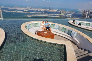 Dubai: Elittur med himmelspool, shopping och hämtning från hotellet