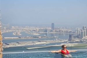Dubai: Elittur med himmelspool, shopping och hämtning från hotellet