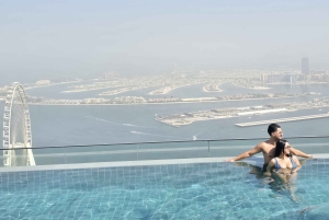 Dubai: Elittur med himmelspool, shopping och hämtning från hotellet