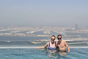 Dubai: Elittur med himmelspool, shopping och hämtning från hotellet