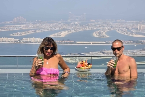 Dubai: Elittur med himmelspool, shopping och hämtning från hotellet