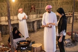 Dubai: Kameltur om aftenen og middag i Al Marmoom Oasis