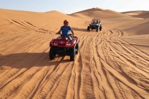 Dubai: Desert Safari, Quad & ATV Tour, Camp with BBQ Dinner