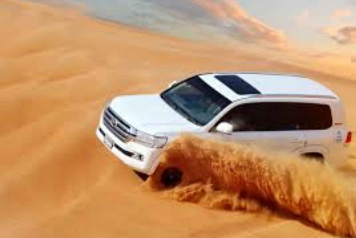 Dubai:Avondlijke woestijnsafari, kamelenrit, diner & live shows
