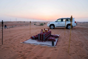 Dubai: Evening Desert Safari with Camel Ride & Sandboarding
