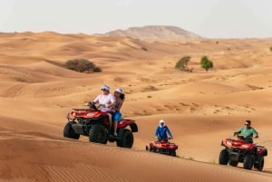 Dubai: Extreme woestijnsafari, kamelenrit, show & BBQ-diner