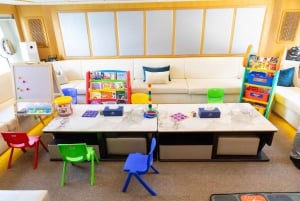 Дубай: закат на мегаяхте с диджеем, грилем и напитками