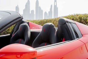 Dubai: Ferrari F8 Spider 1 Tag mieten, keine Kaution erforderlich