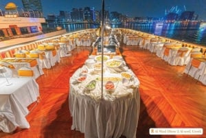DUBAI: Lyxig middag på Dhow-kryssning (Creek Al Seef)