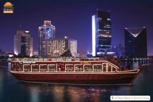 DUBAI : Dîner de croisière sur un boutre de luxe (Creek Al Seef)