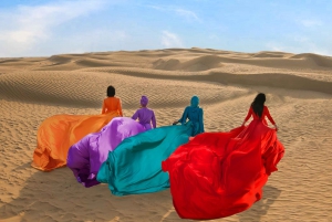 Дубай: фотосессия в летающем платье