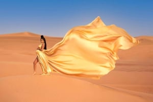 Dubai: Flying dress photoshoot