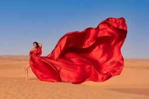 Dubai: Flying dress photoshoot