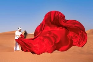 Dubai: Flying dress photoshoot