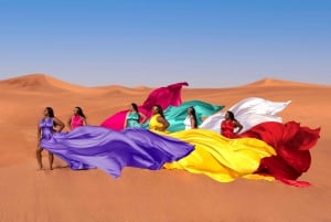 Dubai: Flying dress photoshoot