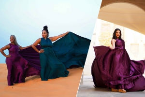 Dubai: Private Flying Dress Photography and Dune Drive Trip