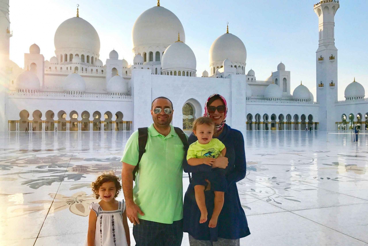 Dubai: Grande Moschea di Abu Dhabi e Tour guidato della città di un giorno intero