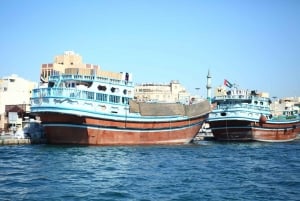 Tour guidato della città vecchia di Dubai, Abra Boat, Souk dell'oro e delle spezie