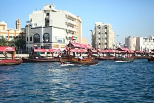 Dubai - guidet tur i gamlebyen, Abra-båt, gull- og kryddersouk