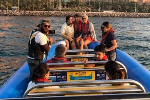 Dubai: Guidet byomvisning med hurtigbåt, severdigheter og iskrem.