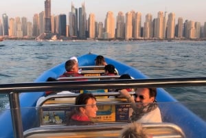 Dubai: Guidet byomvisning med hurtigbåt, severdigheter og iskrem.