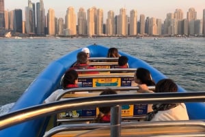 Dubai: Guidet byomvisning med hurtigbåt, severdigheter og iskrem.