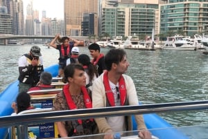 Dubai: Guidet byomvisning med hurtigbåt, severdigheter og iskrem.