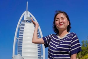 Dubai: Excursão de meio dia pela cidade, Mesquita Azul e quadro em um carro de luxo
