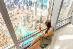 Dubai: Privat halvdags byrundtur med Burj Khalifa-billetter