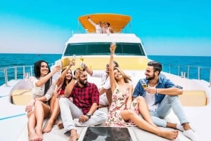 ドバイ港とマリーナのヨットクルーズ（アイン・ドバイ＆BBQ付き）