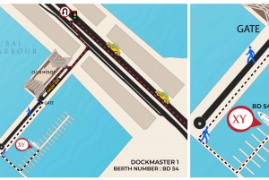 Dubai: Harbor Yacht Tour with BBQ Meal and Drinks