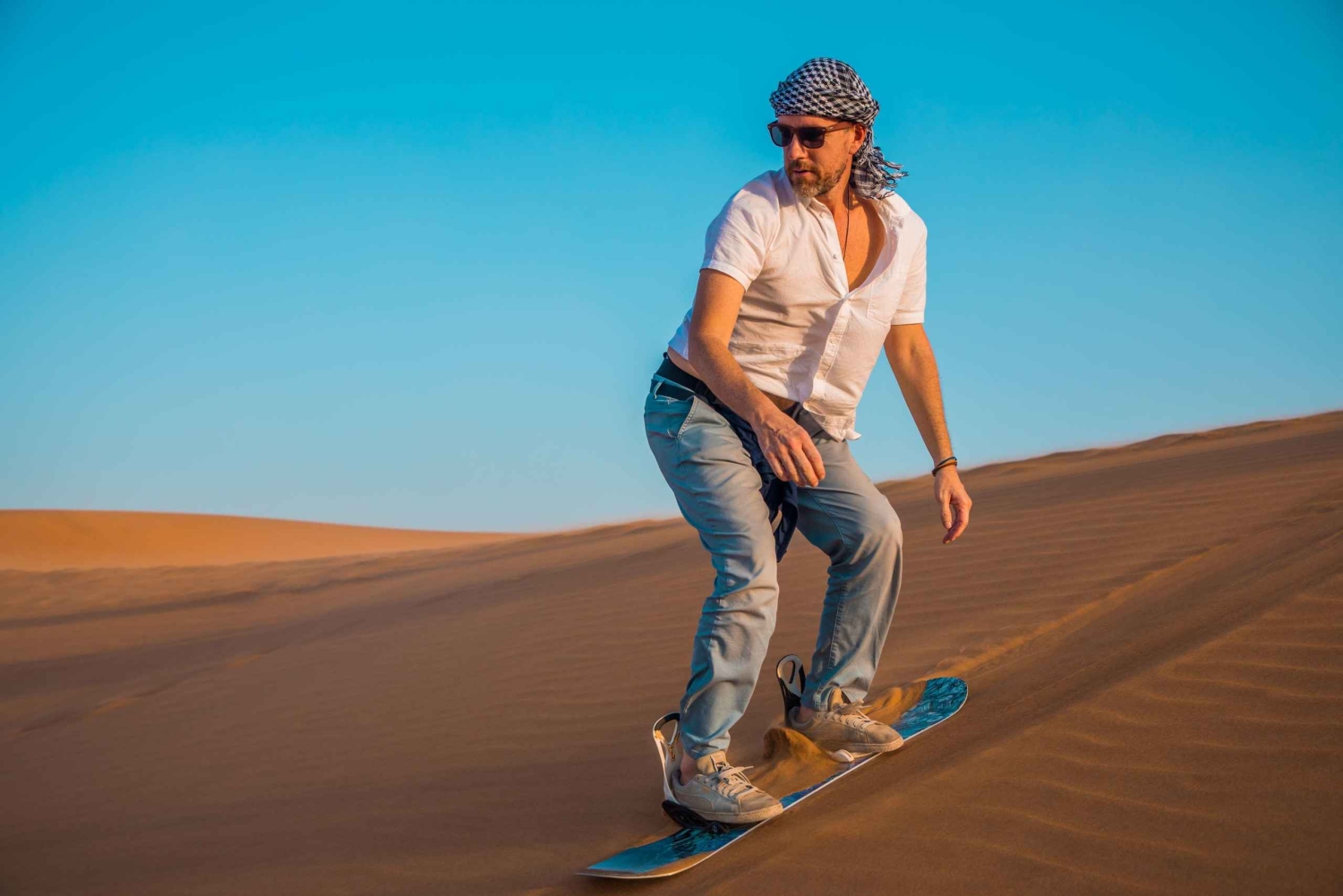 Dubai: Paseo en helicóptero, safari por el desierto, camellos y refrescos