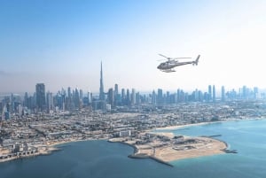 Dubaj: Przejażdżka helikopterem, wycieczka piesza po Starym Mieście, Abra i przekąski