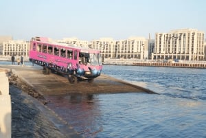 Dubai: Excursión en Helicóptero y Aventura Anfibia en el Autobús Maravilla