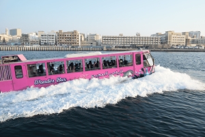 Dubai: Excursión en Helicóptero y Aventura Anfibia en el Autobús Maravilla