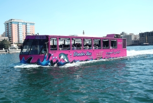Dubai: Excursión en Helicóptero y Aventura Anfibia en el Autobús Maravilla
