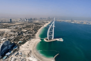 Dubai: Excursión en Helicóptero y Aventura Anfibia en el Autobús Maravilla