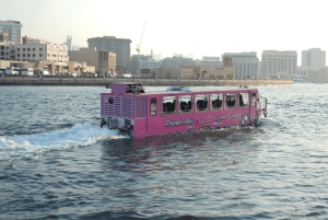 Dubai: Excursión en Helicóptero y Aventura Anfibia en el Autobús Maravilla