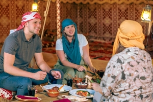 Dubai: Heritage Camel Desert Safari med traditionell middag