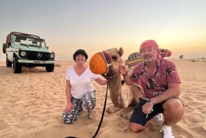 Dubai: Heritage Safari, Camel Ride & Al Marmoom Oasis Dinner