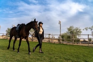 Dubaï : Randonnée à cheval avec Al Marmoom Oasis Activities