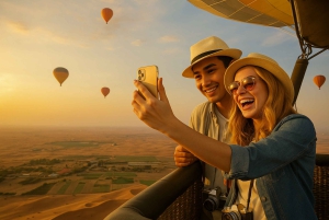 Dubai: Passeio de balão de ar quente sobre os céus do deserto