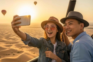 Dubai: Passeio de balão de ar quente sobre os céus do deserto