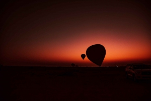 Dubai: Hot Air Balloon Ride with Camel Ride & Falcon Show