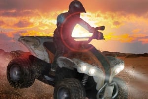 Dubai: Globo aerostático con opciones de paseo en camello, quad y caballo