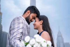 Dubai: Iconic Burj Khalifa Pre-Wedding Photoshoot