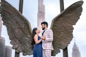 Dubai: Iconic Burj Khalifa Pre-Wedding Photoshoot