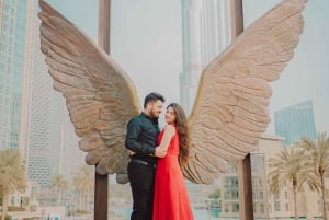 Dubai: L'iconico servizio fotografico pre-matrimoniale del Burj Khalifa