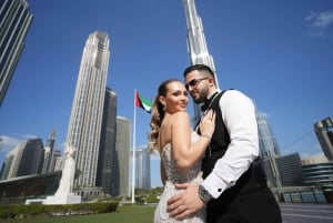 Dubai: L'iconico servizio fotografico pre-matrimoniale del Burj Khalifa
